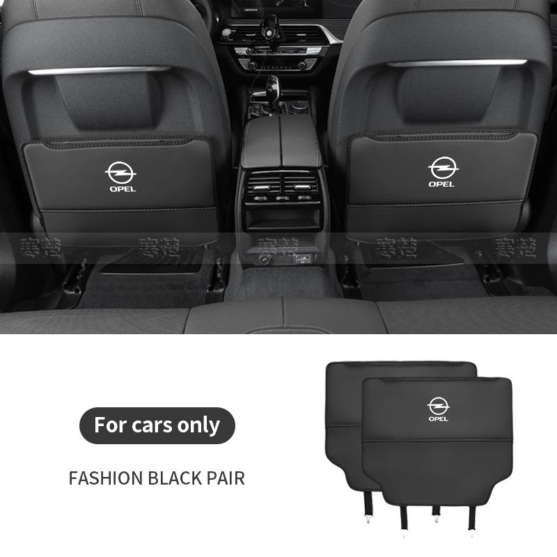 For Opel OPCline ASTRA CORSA INSIGNIA MOKKA VECTRA ZAFIRA GTC Tigra Car Seat Back Protection Anti-Kick Pad Rear Seat Storage Bag