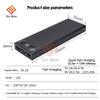Carcasă detașabilă USB 10*18650 Power Bank 22,5W 15W Telefon mobil Încărcător rapid Depozitare DIY 18650 Suport baterie Cutie de încărcare