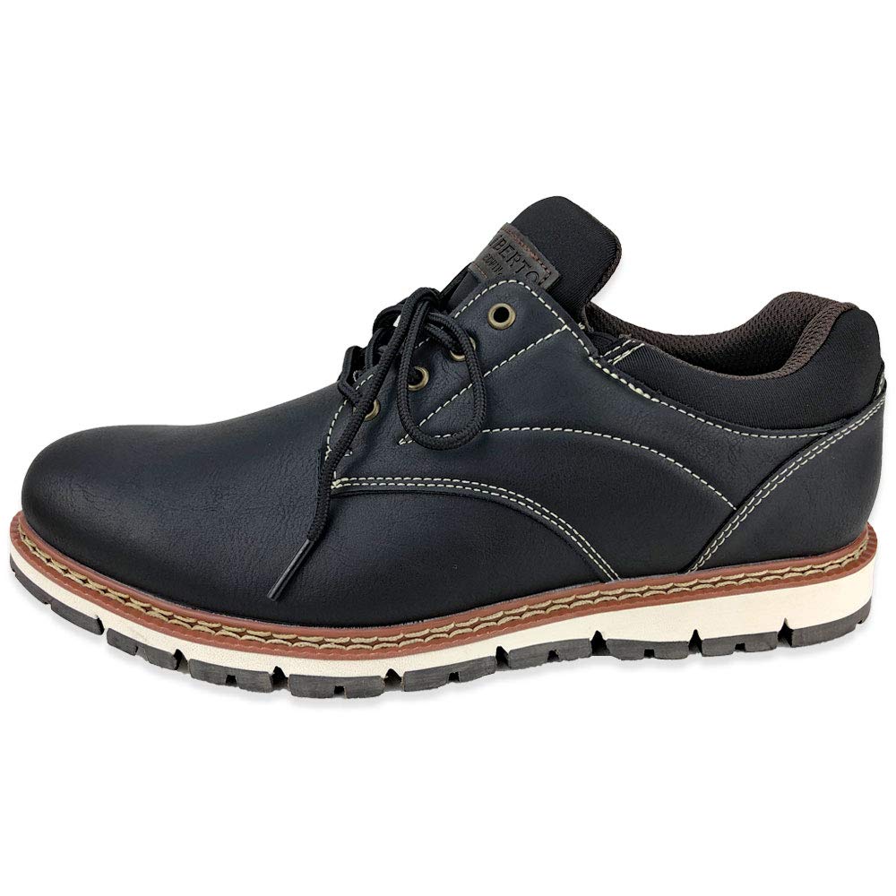 Liberto Edwin Waterproof and Casual Shoes Men's Non-Slip (Black, 25.0 Cm)
