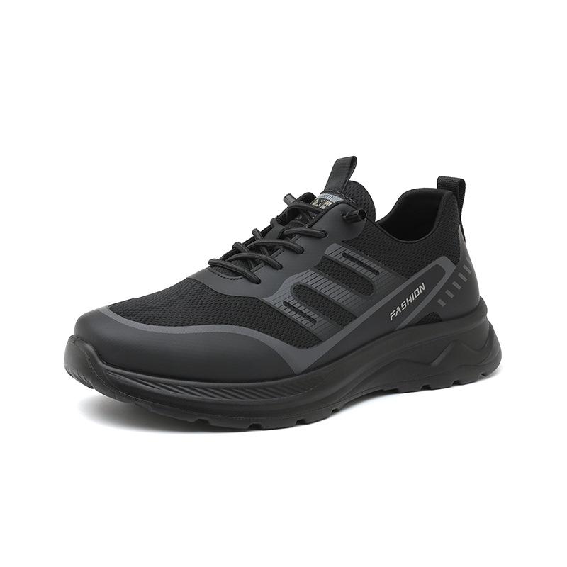 

Заводская мужская обувь 2025 года, новая спортивная обувь, повседневная, удобная, для бега, 98813-A 38 чёрный