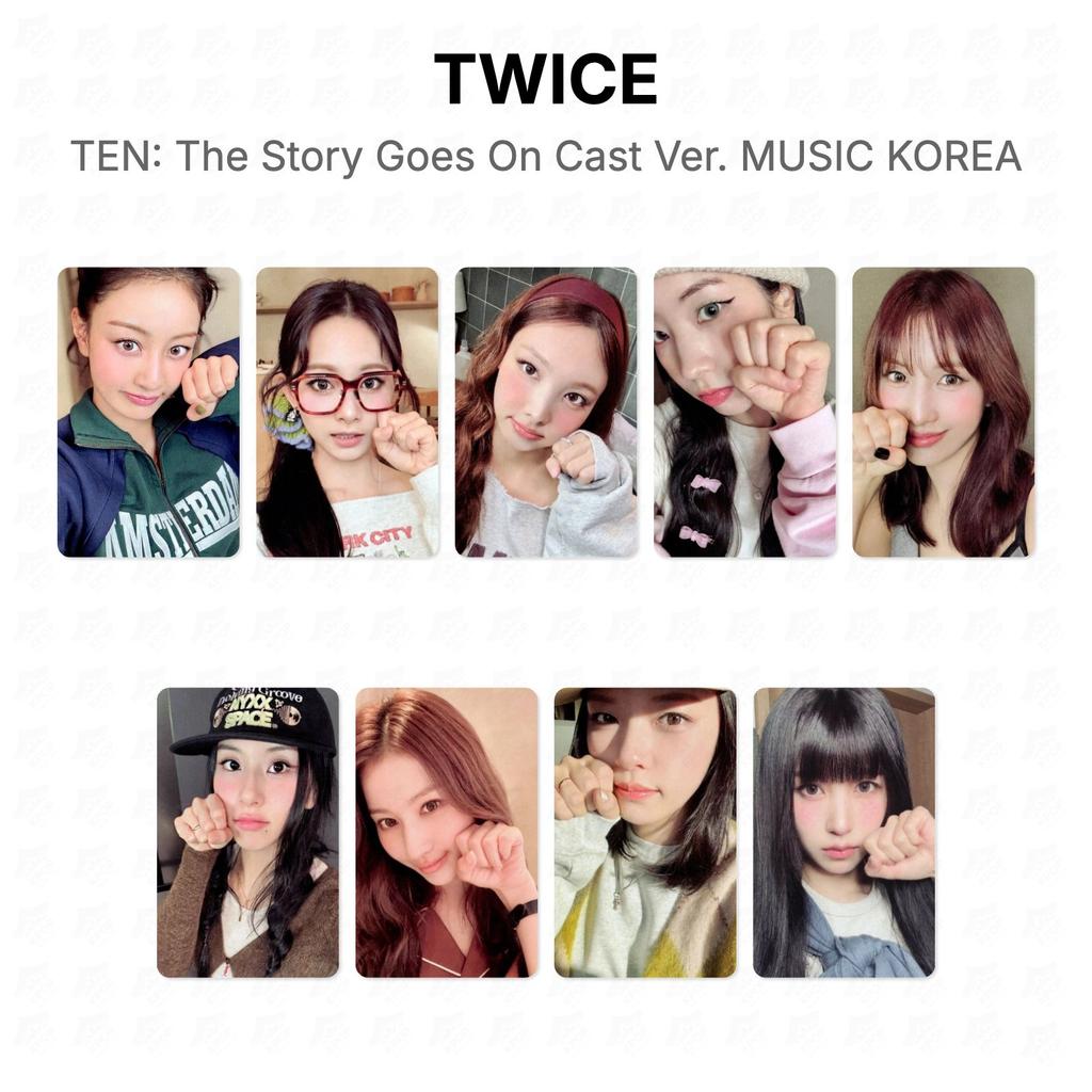 Twice TEN: The Story Goes On Cast Ver. MUSIC KOREA Official Photocard