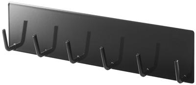 Yamazaki Jitsugyo 5135 magnetiline köögitööriistade konks, must torn, ujuv hoiuruum Lihtne paigaldada umbes. P24,5XS3,5XK6cm