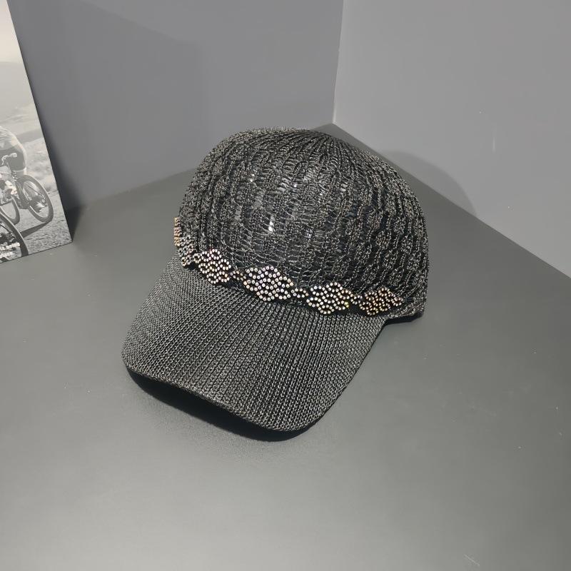 Hat Women's Summer Breathable Mesh Cap Hollow Hard Mesh Sun Protection Visor Casual Baseball Cap Women's Tide
