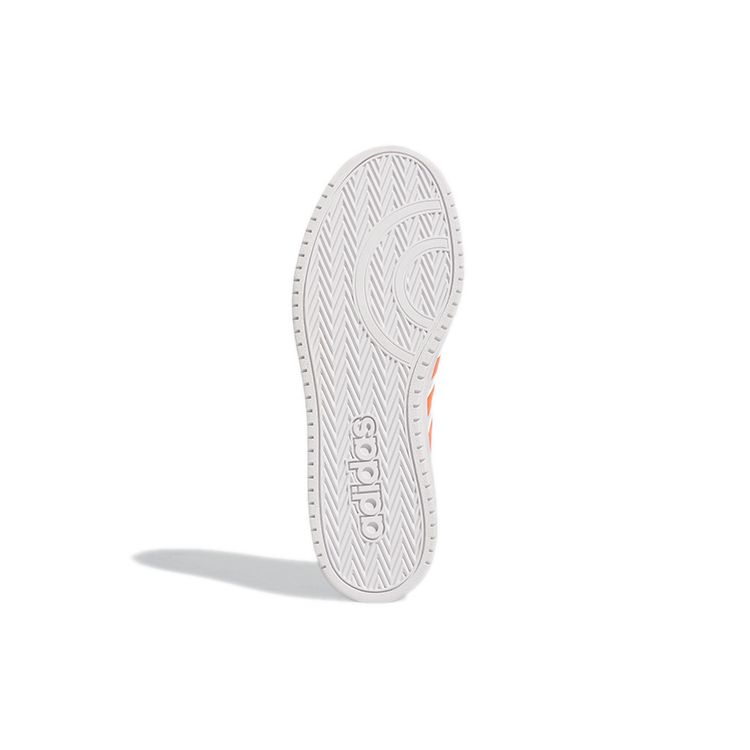 Adidas Neo Hoops 2.0 Durable Low-Top Retro Basketball Shoes Men Sneakers White Green Orange GY5898