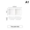 Creative Ceramic Soy Sauce Dish Spice Plate 2/3 Grids Dinner Plates Household Snack Plate Kitchen Accessories