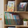 Transparent Multifunctional Book Organizer Basket for Home & Office