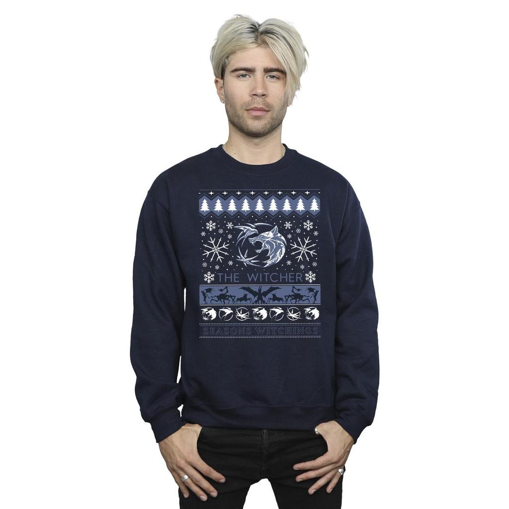 Netflix Mens The Witcher Seasons Witchings Sweatshirt