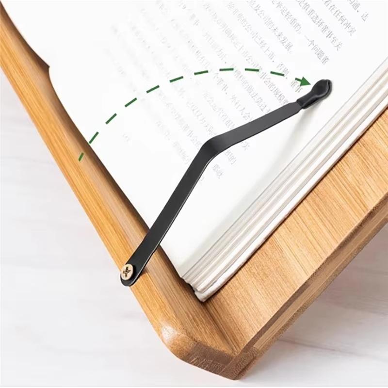 A96K-Foldable Book Stand For Home & Study - Portable Adjustable Tablet & Cookbook Holder For Reading, Studying