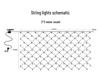 Preferred Outdoor Twinkling Star LED Solar Mesh Fairy Lights