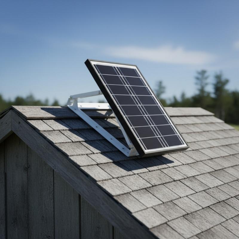 Universal Folding Solar Panel Bracket 45 Degree Fixed Angle NonSlip Base Light Weight Frame Photovoltaic Panel Stand