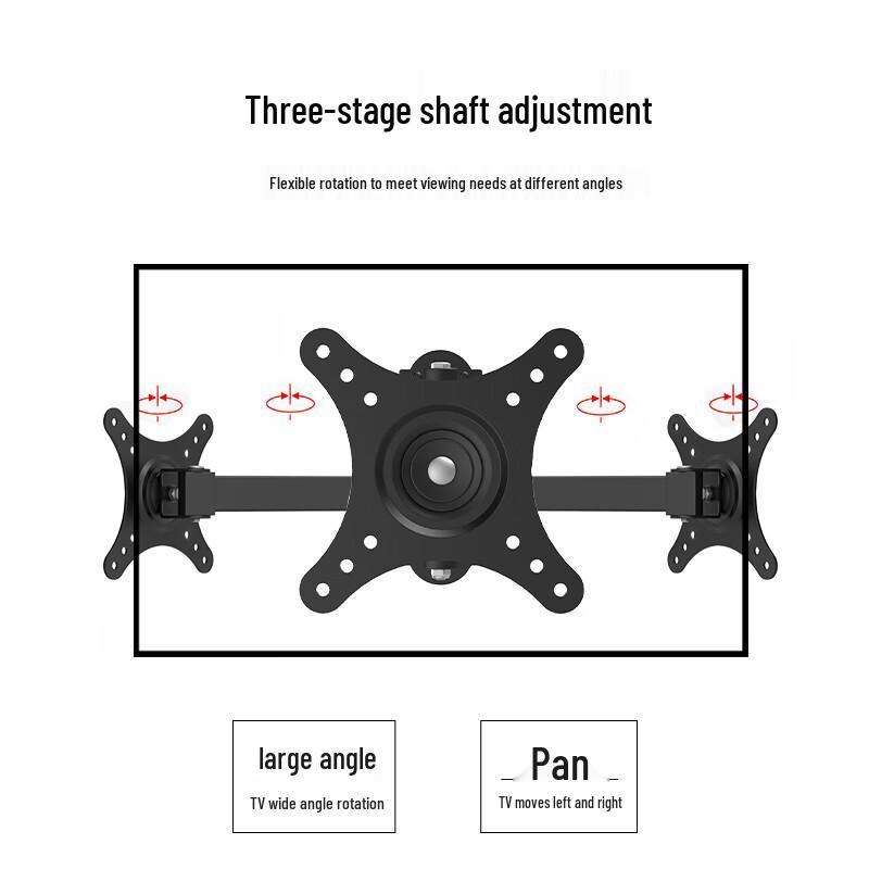 ATSCORE Wall Mount Monitor Arm for 10-32 Inch Displays