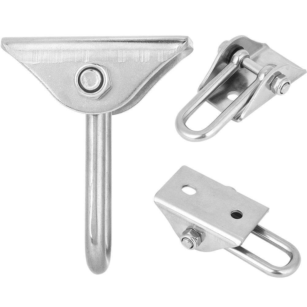 Stainless Steel U Type Suspension Swing Hanger Hook Fixed Plate Hammock Hanging Chair Accessory