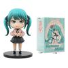 Latest Popular Hatsune Miku Q Version  Lovely Timeless Figurine Collection Model Decor Toy Kids Festival Gift For Kids