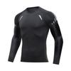 Men's Long Sleeve Swim Shirt Rash Guard Quick Dry UV Protection Surfing Beachwear for Swimming Water Sports and Outdoor Activities