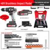 Nanwei Cordless Brushless Impact Hand Drill with Lithium Battery