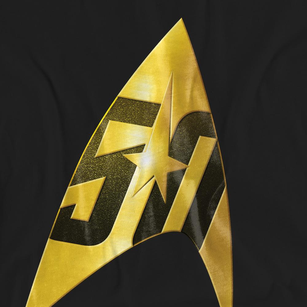 Star Trek Unisex Adult 50th Anniversary Delta T-Shirt