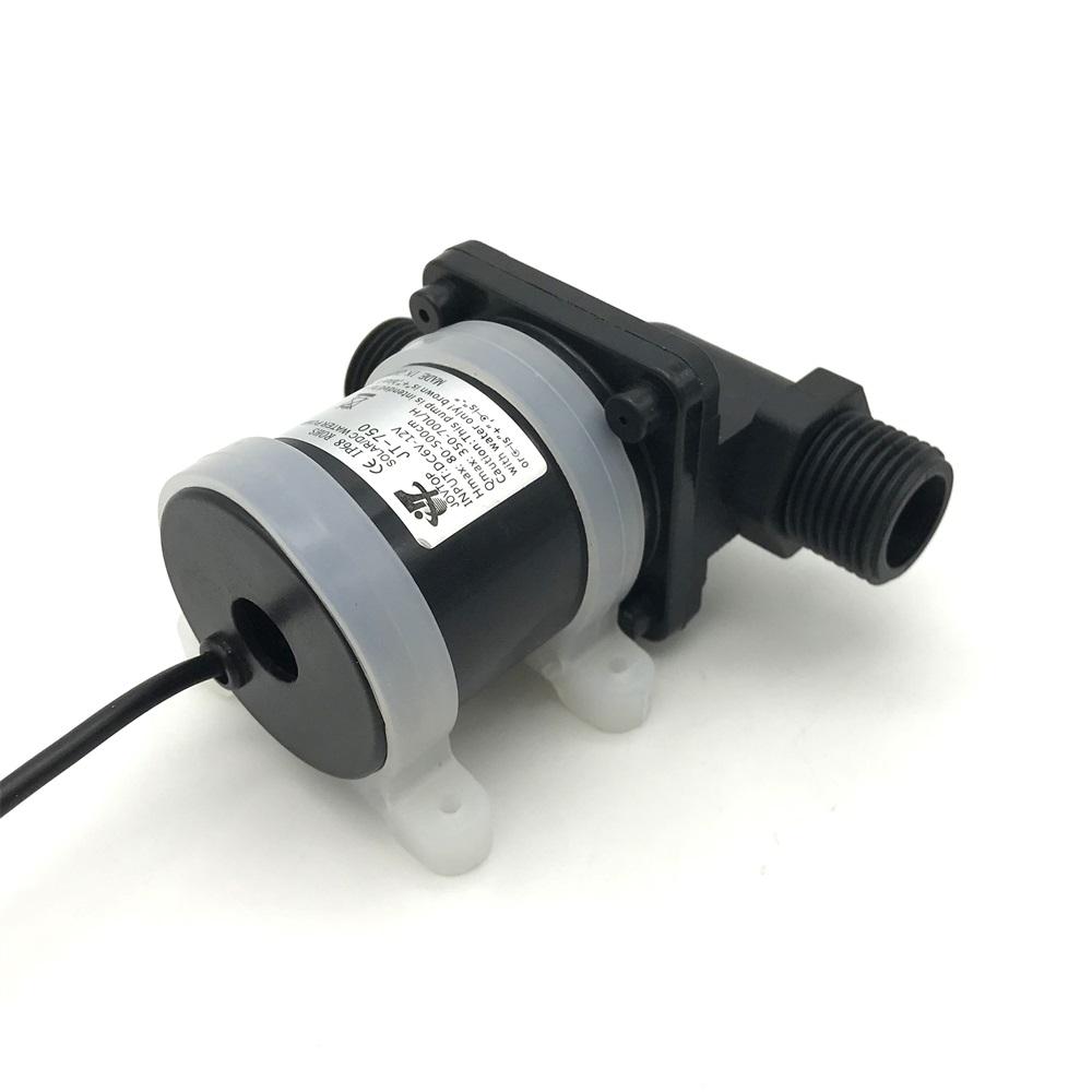 Javtop JT-750D DC 12V Wasserpumpe Bürstenloser Motor Pumpe 1/2'' 5/8'' Gewinde Max 7M 900L/H Ultra-leise Auto Waschen Garten Nutzung Pumpe