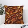 Steak Fries Seamless Pattern  Pillow Cover  Square Cushion Cover Cute Funny Pillow Case For Office Car Home Decor