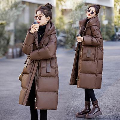 Winterjacke Damen Mäntel Lange Parkas Daunen Baumwolle Kapuzenmantel Dicke Warme Jacken Winddicht Casual Student Mantel