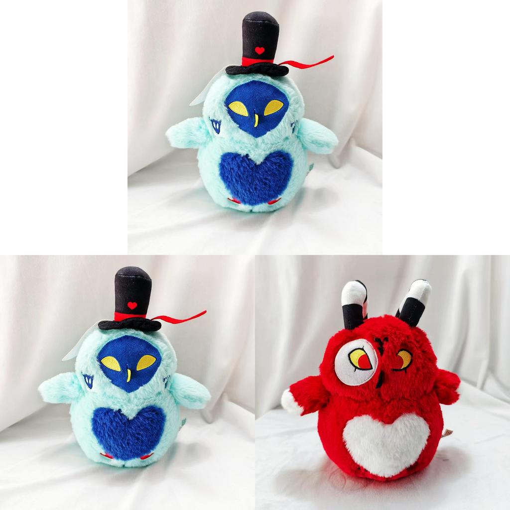 Hazbin Hotel Demonic Plush Toy With Short Velvet Fur For Holiday Gift
