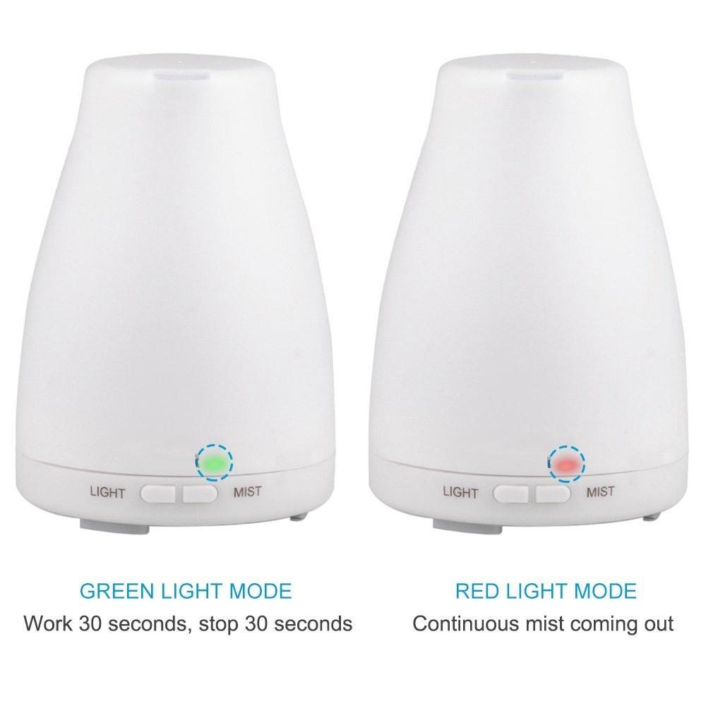 120ML Holzmaserung Ultraschall Aroma Diffusor und Luftbefeuchter für den Heimgebrauch