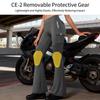WOSAWE Women's CE-Certified Motorcycle Riding Pants High-Waisted Slim-Fit Athletic Flared Riding Tights