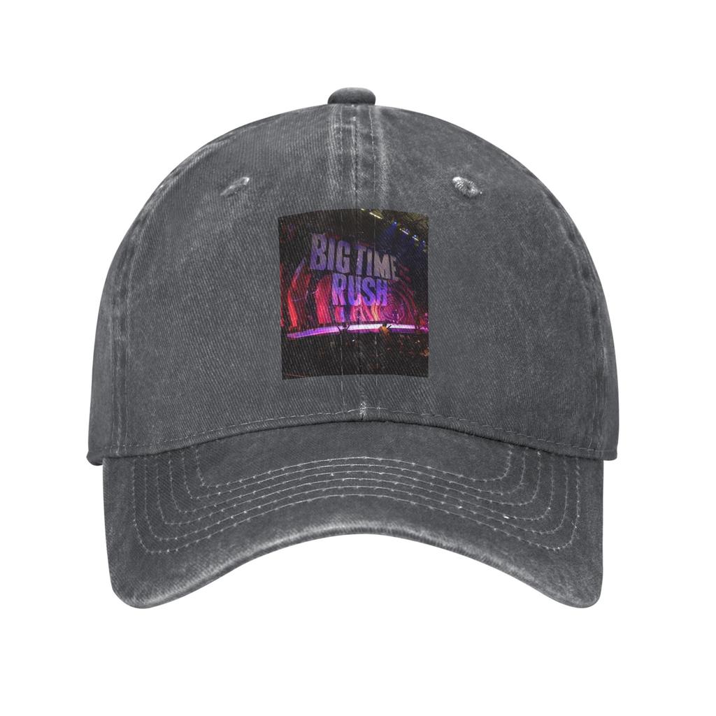 Big Time Rush BTR Band Music Washed Denim Cap Casual Baseball Caps Adjustable Hat Summer Unisex Baseball Hats