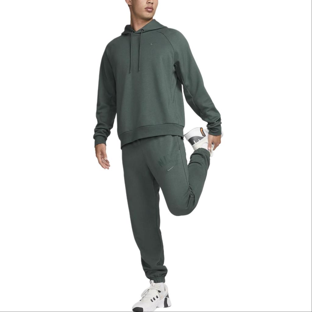 Nike Swoosh Dri FIT Fleece Fitness Joggers Knitted Sweatpants Men's Vintage Green FV9947-338