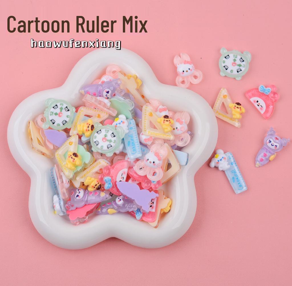 Mini Colorful Ice Cube Figurines: DIY Resin Pretend Play Accessories & Refrigerator Magnets