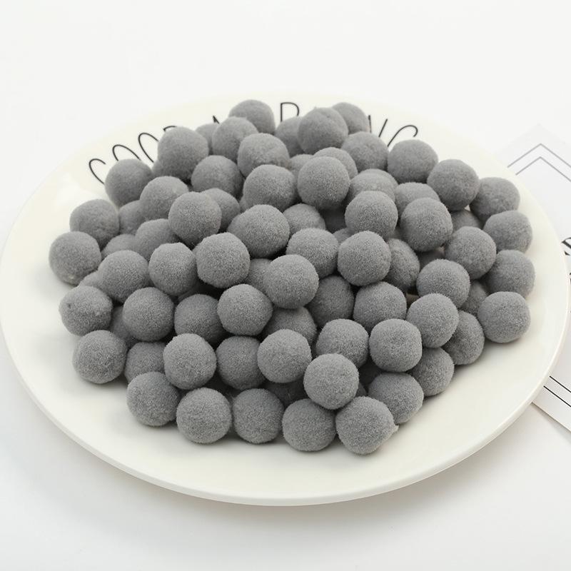 In Stock: High Elasticity Fluffy Polyester Hairball for DIY Handmade Clothing Accessories