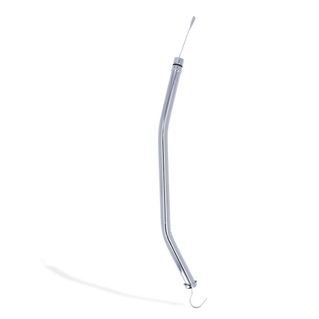 22in Transmission Oil Dipstick Silver Chrome Stainless Steel Tube for C4 Transmissions