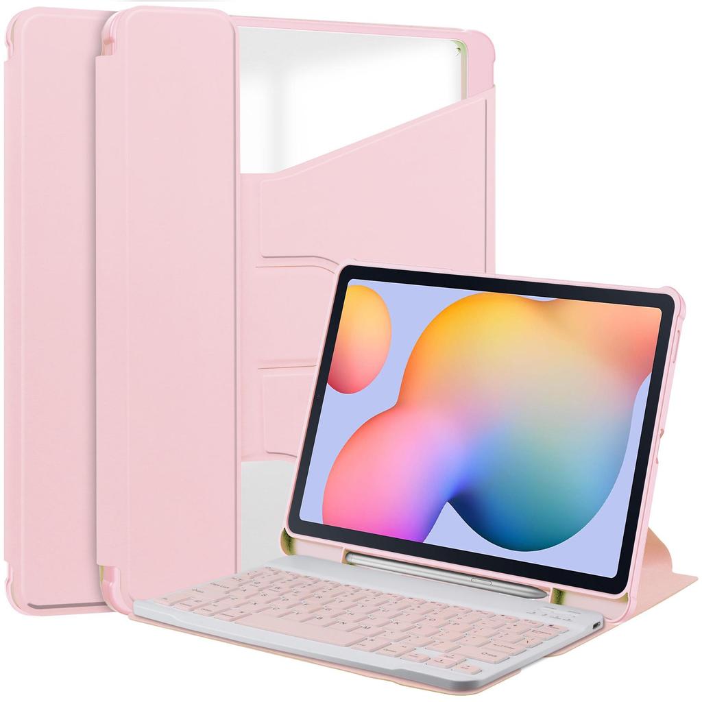 Compatible with Samsung Tab S10 Ultra: 360° Rotating Bluetooth Keyboard Protective Case.