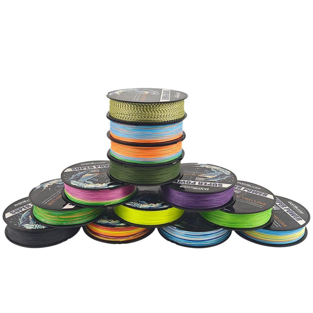 Strong 100m 4-Strand PE Braided Fishing Line, 100lb, for Freshwater & Saltwater