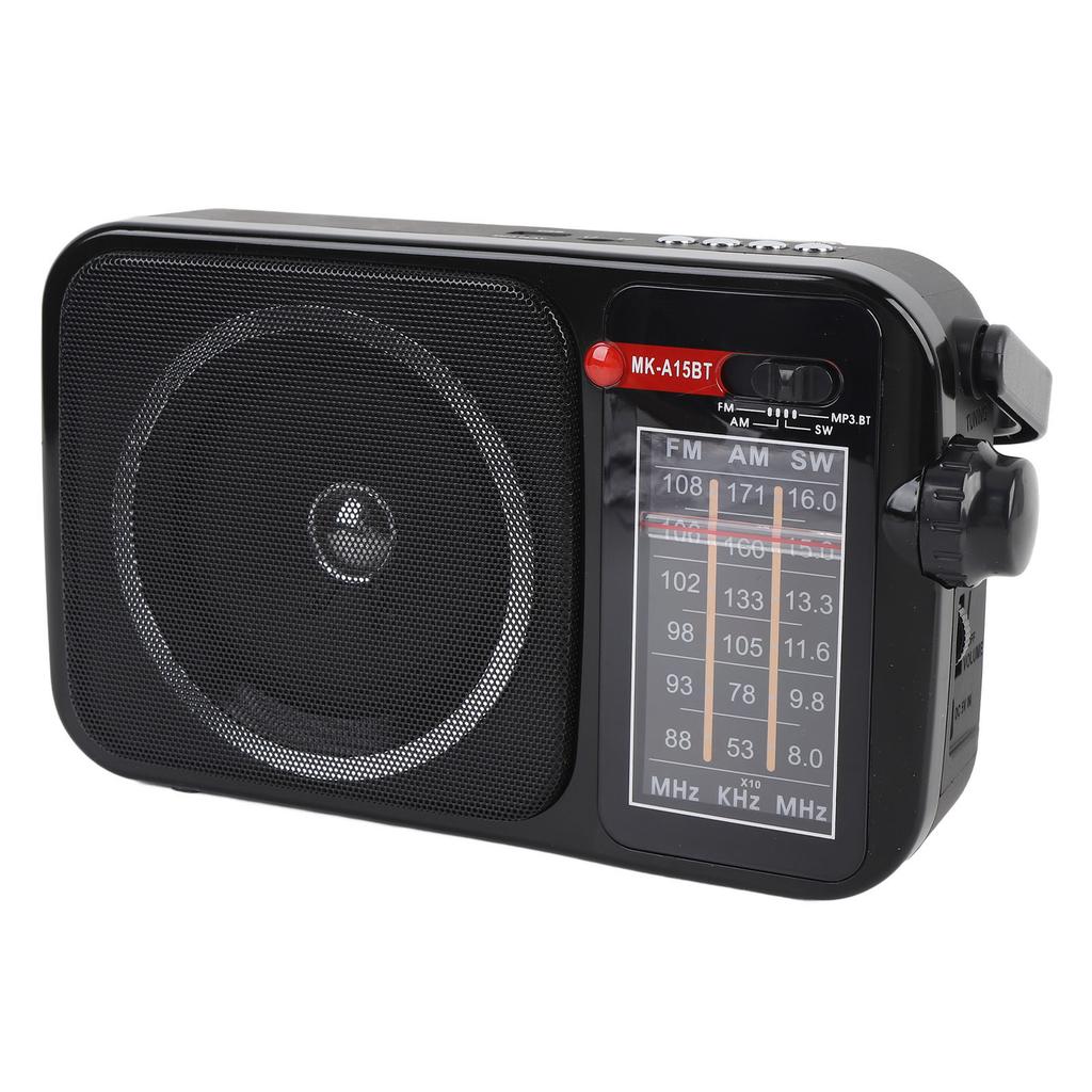 Tragbarer Radiofrequenzmodulation AM SW Bluetooth-Lautsprecher Speicherkarte Musik-Player wiederaufladbar