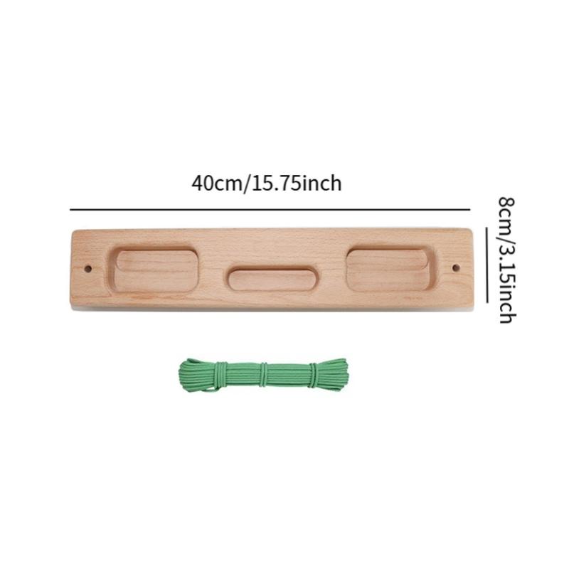 Wood Fingerboard Training Board Hangboards Rock Climbing Handmade Hangboards for Home and Outdoor Training