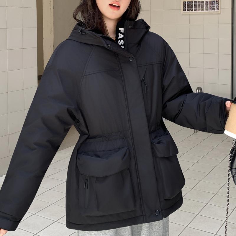 Fashion Winter Coat Female Parkas Hooded Loose Thick Warm Outerwears Women Jackets