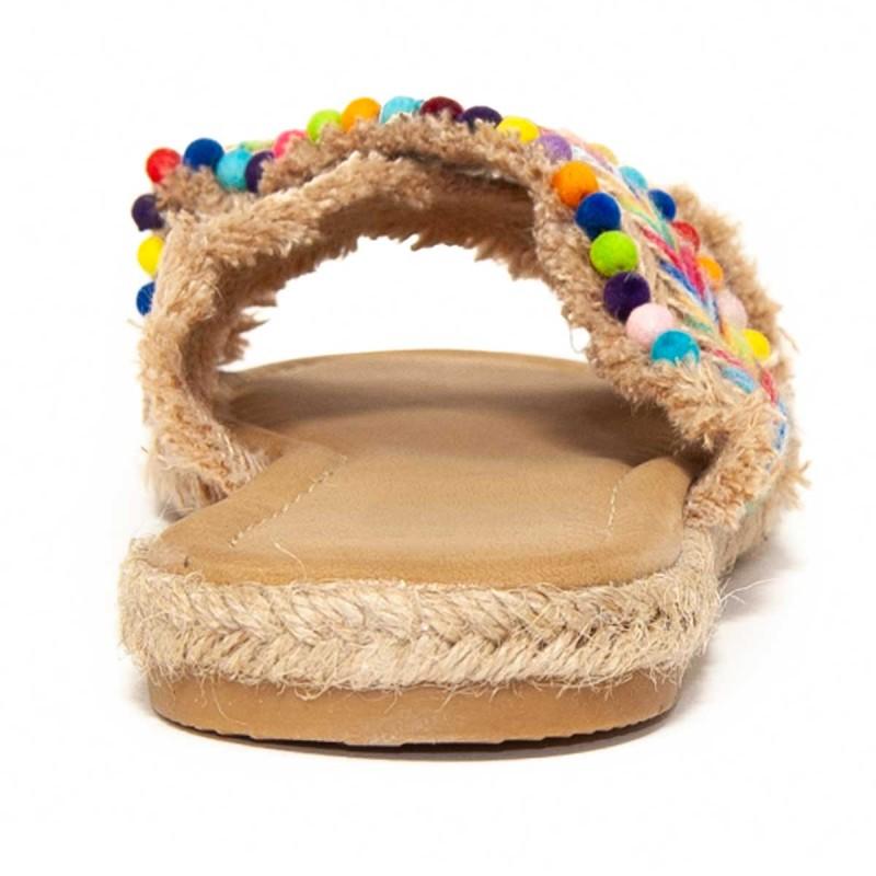 Sandalia Plana Para Mujer. Montevita Indiplasa2 105002