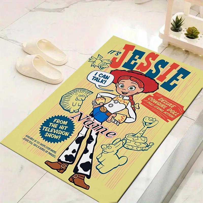 Custom 1Pc Cowgirl Jessie Adventure Rug Office Carpet Indoor Outdoor Entrance Doormat Nonslip Soft And Comfortable Living Room D916316