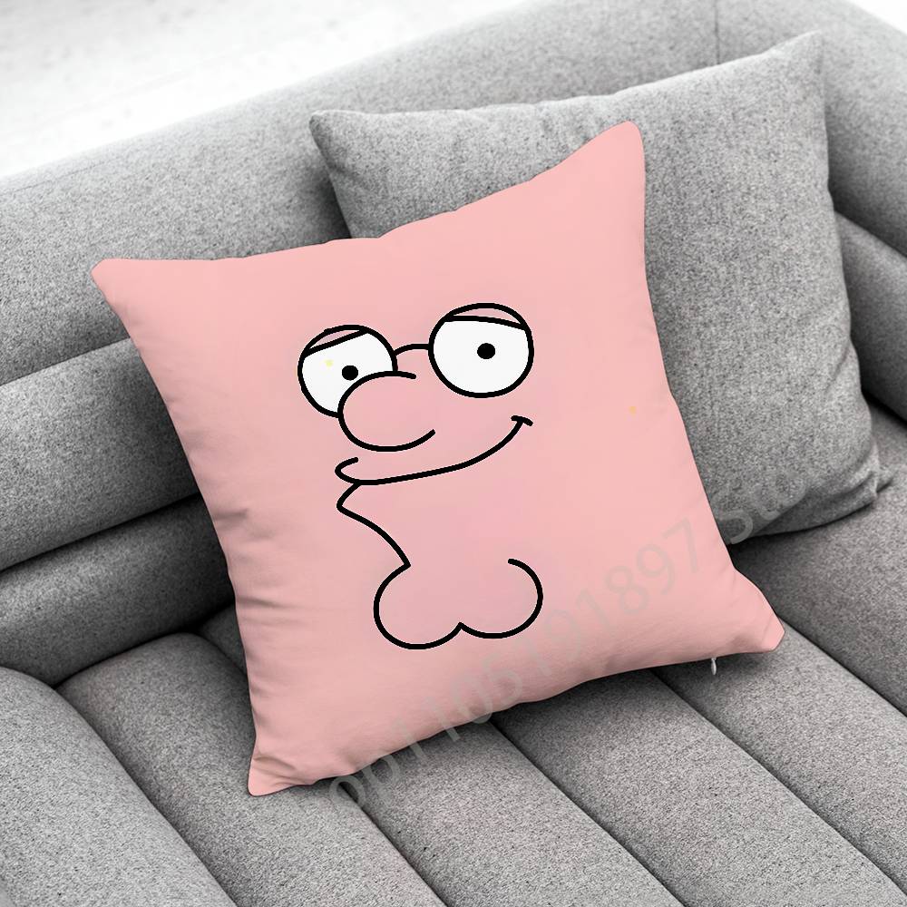 F-Family Funny Guy Throw Pillow Case For 30X30Cm 40X40Cm 45X45Cm 50X50Cm 55X55Cm Square Sofa Pillowcase Shell