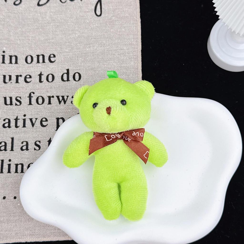 Portachiavi Ciondolo Tuta Peluche Orsacchiotto - Piccolo Giocattolo Regalo