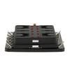DC 12V 10 Way Blade Fuse Box Holder with LED Warning Light Kit for Car Boat Marine Trike Auto Replacement Parts Fuses