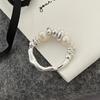 Vintage Minimalist Design Rings Light Luxury Personality Rings Elegant Pearl Finger Rings  Party