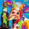 5d Diamond Painting Color Cow Chicken Ostrich Butterfly Picture Full Diamond Rhinestone Embroidery