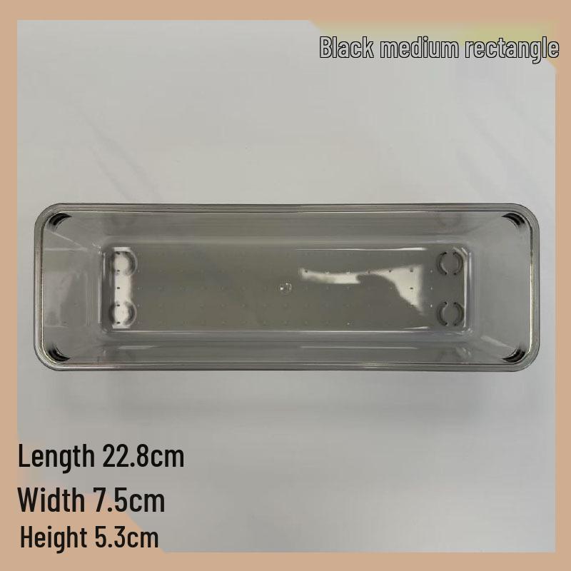 Acrylic Multi-layer Transparent Desktop Organizer with Drawers for Stationery and Makeup