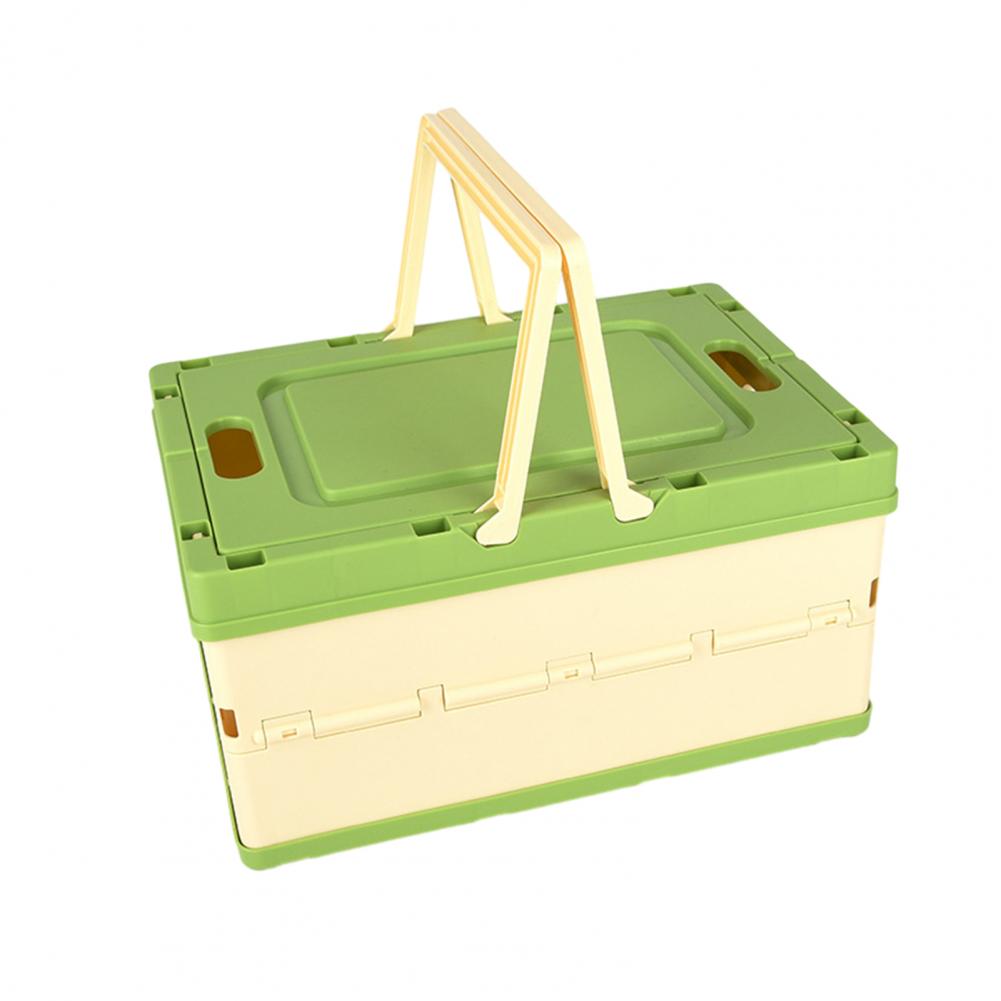 

Storage Container Foldable Container Capacity Foldable Storage Box with Handle Design for Desktop Organization Stackable S