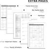 AHGXG 2026 Planner, Weekly and Monthly, 2026 Calendar, Jan 2026 - Dec 2026, Hardcover with Monthly Tabs, 100 GSM Thick Paper, for Women School Home