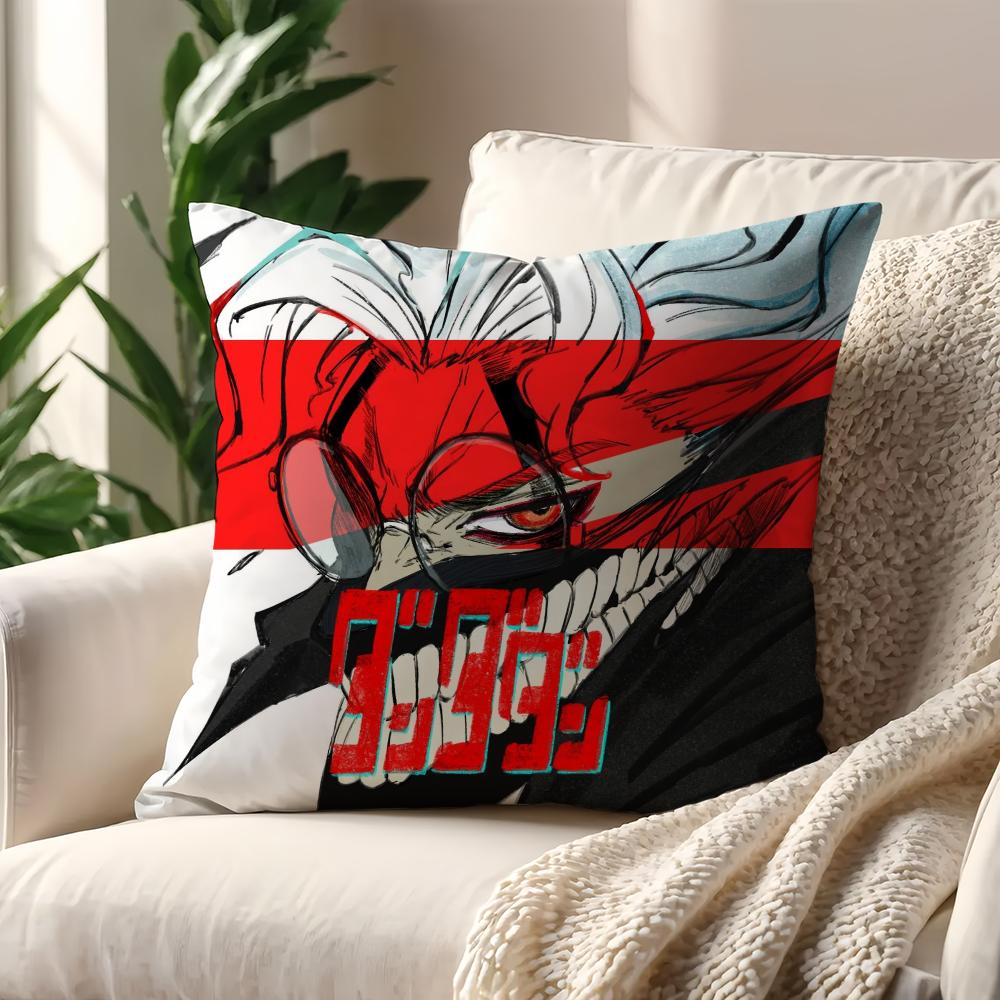 Anime Dandadan Cushion Cover For Pillow Printing Sofa Decoration Home Car Room Coffee Shop Office Nordic Simplicity