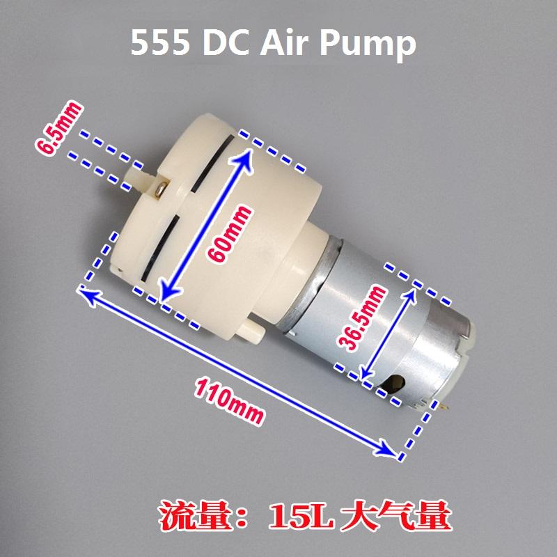 Pompa ad Aria Micro Motore 12V 24V 555 Pompe Elettriche per Pompa Aria Motore Pompa Ossigeno Acquario Motore Mini Pompa ad Aria