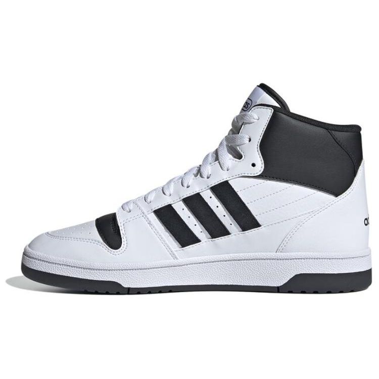 Adidas Neo Originals Rivalry Cushioning Durable Mid-Top Sneakers Unisex Sneakers White Black IE1023
