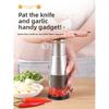 1pc Pressed Garlic Chopper Electroplate Garlic Onion Cutter Chop Tomato Crusher Fruit Vegetable Tools Home Kitchen Gadgets
